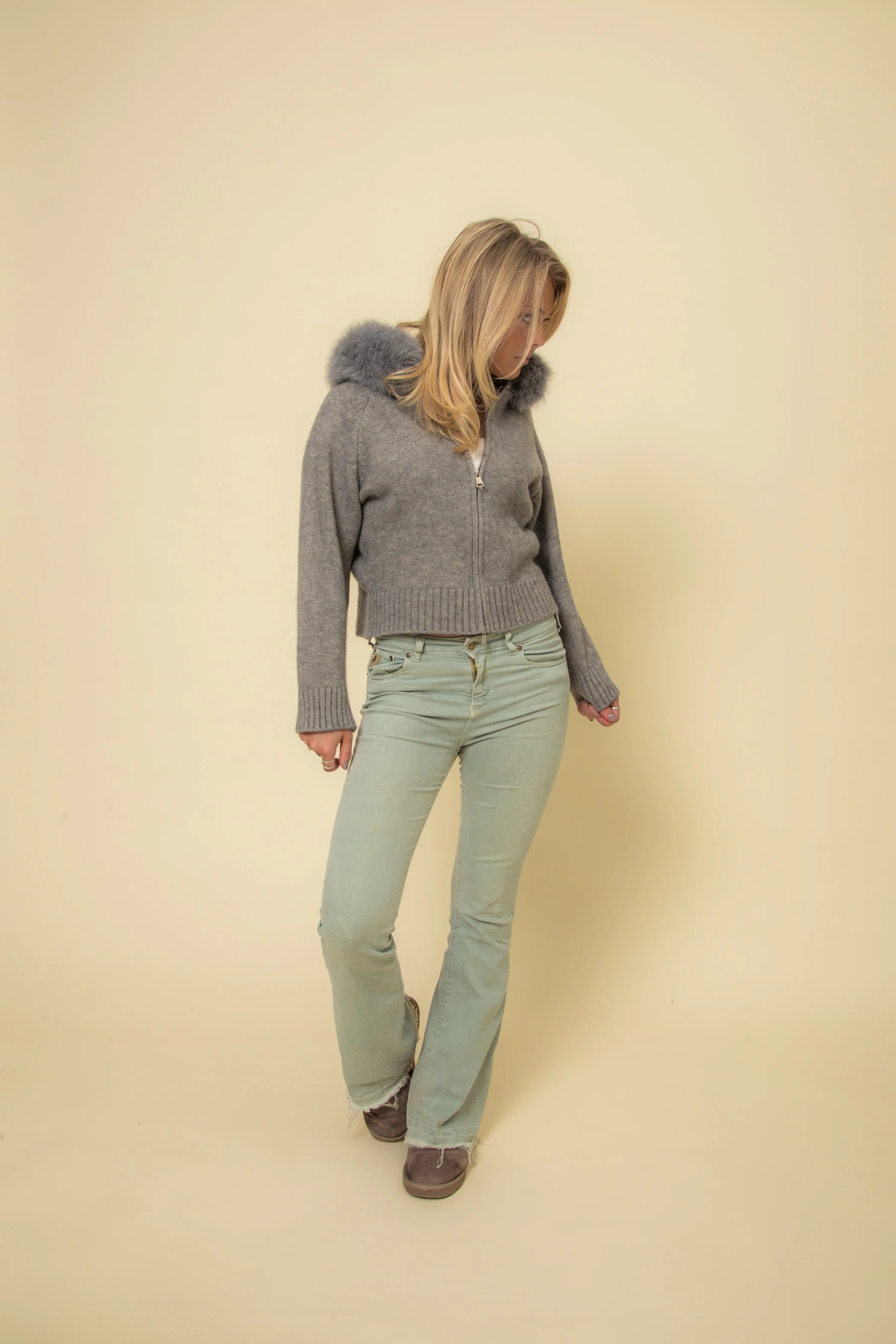 Faux Fur Sweater
